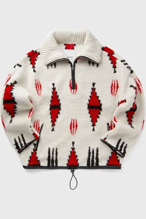 Isabel Marant GRAPHIC FLEECE SWEATSHIRT men Half-Zips