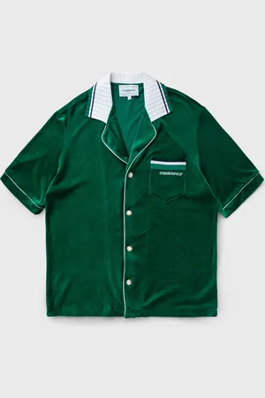 Casablanca MENS SHORT SLEEVED VELOUR SHIRT men Shortsleeves
