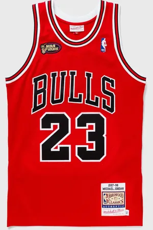 Mitchell & Ness NBA Authentic Jersey Chicago Bulls Road Finals 1997-98 Michael Jordan #23 men Jerseys