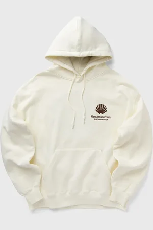 New Amsterdam LOGO HOODIE BONE/POTTING SOIL HOODIE men Hoodies
