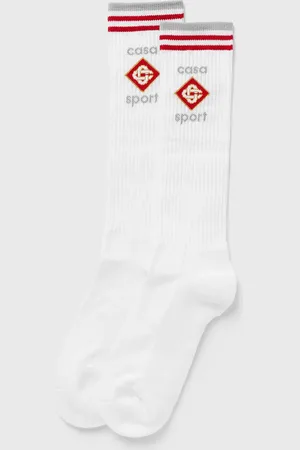 Casablanca UNISEX PRINTED BASKETBALL SOCKS men Socks