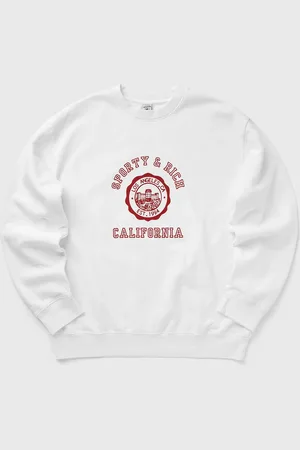 Sporty & Rich California Emblem Crewneck men Sweatshirts