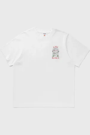 Casablanca LE PASSAGE PRINTED TEE men Shortsleeves
