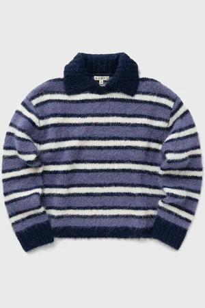 ØLÅF STRIPED POLO KNIT women Pullovers