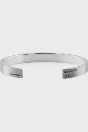 Le Gramme 21g-brushed-sterling -ribbon-bracelet men Jewellery