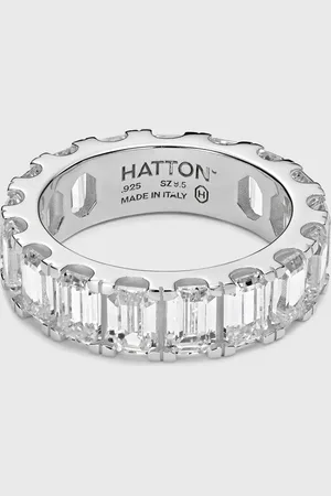 Hatton Labs Step Cut Eternity Ring men Jewellery