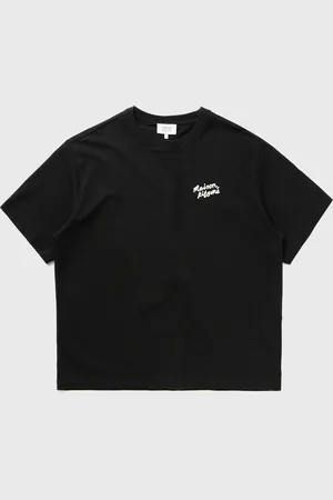 Maison Kitsuné HANDWRITING EMBROIDERY OVERSIZE TEE men Shortsleeves en