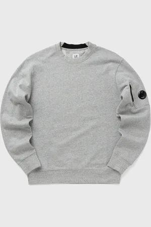 C.P. Company DIAGONAL RAISED FLEECE CREW NECK LENS SWEATSHIRT men Sweatshirts