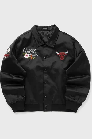 New Era NBA FLORAL SATIN JACKET CHICAGO BULLS men Overshirts|Team Jackets
