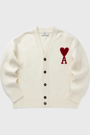 Ami BOXY RED ADC CARDIGAN men Zippers & Cardigans
