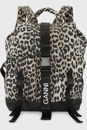 Ganni Recycled Tech Backpack Print women Backpacks