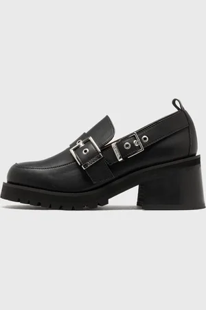 Ganni Feminine Buckle Platform Loafer women Boots