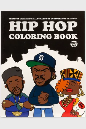 Books "Hip Hop Coloring Book" by Mark 563 & Magazines|Music & Movies