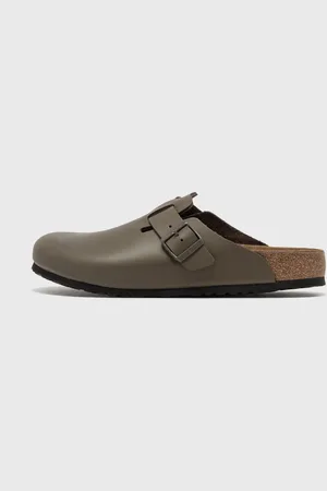 Birkenstock Boston Natural Leather men Sandals & Slides