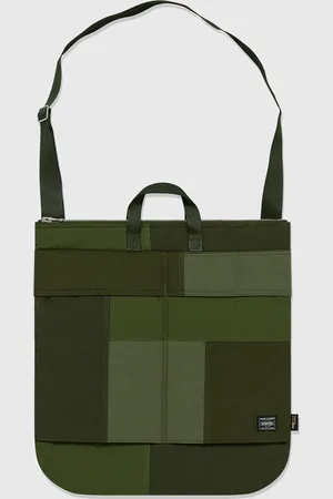 Comme des Garçons X PORTER PATCHWORK HELMET BAG men Tote & Shopping Bags