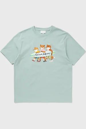 Maison Kitsuné SURFING FOXES COMFORT TEE-SHIRT men Shortsleeves
