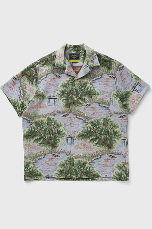 Portuguese Flannel Park Tapestry Shirt men Shortsleeves