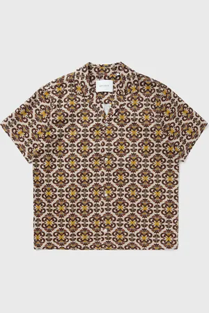 Les Deux Hendrix AOP SS Shirt men Shortsleeves