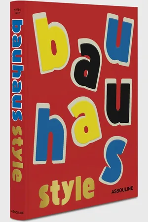 ASSOULINE "Bauhaus Style" by Julie Belcove men Art & Design|Fashion & Lifestyle