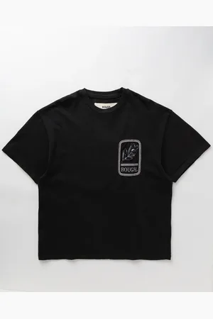 ROUGH. OLIVE EMBLEM Tee men Shortsleeves