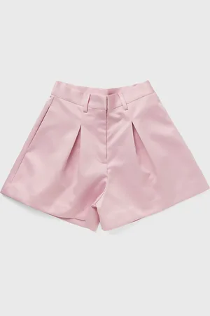 ROTATE Satin Highwaisted Shorts women Casual Shorts