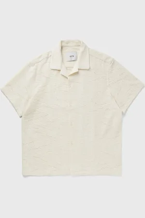 Arte Antwerp Crochet shirt men Shortsleeves