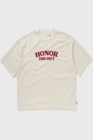 HONOR THE GIFT STRIPE BOX TEE men Shortsleeves