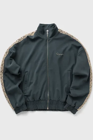 ROUGH. OLIVE TRACK JACKET men Track Jackets