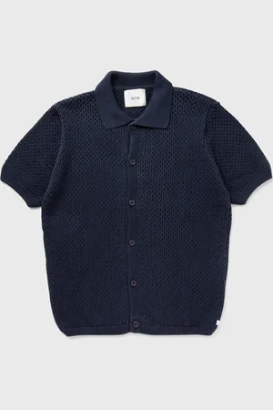 Arte Antwerp Crochet shirt men Shortsleeves