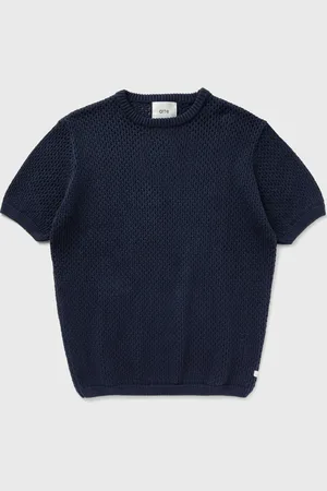 Arte Antwerp Crochet knit t-shirt men Shortsleeves