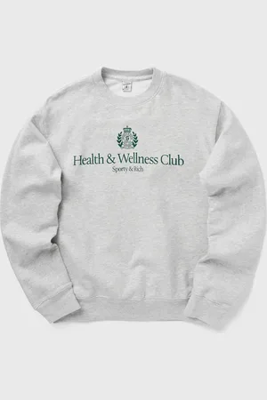 Sporty & Rich H&W Crest Crewneck men Sweatshirts