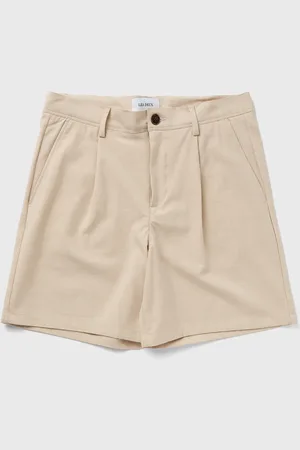 Les Deux Peter Pleated Twill Shorts men Casual Shorts