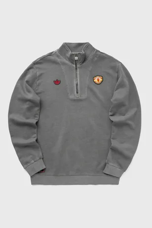 adidas MANCHESTER UNITED ICON HZTP men Half-Zips
