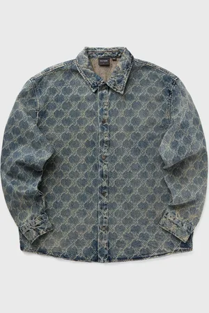Daily paper Shield laser denim shirt men Overshirts