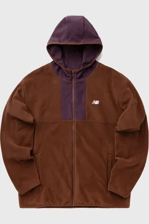 New Balance Polar Fleece Hooded Jacket men Fleece Jackets