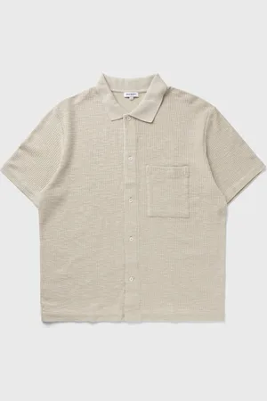Norse projects GUSTAV CROCHET JERSEY SHIRT men Shortsleeves