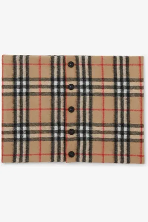 Burberry Écharpe tube en cachemire Vintage Check, Size: OS