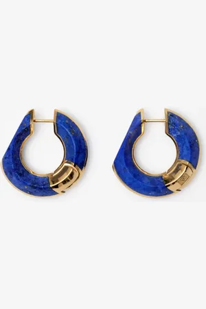 Burberry Grandes créoles Hollow lapis-lazuli