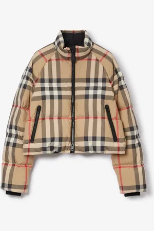 Burberry Doudoune courte Check, Size: L