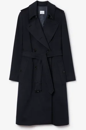 Burberry Trench long Kensington en cachemire mélangé, Size: 06