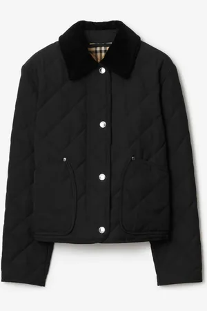Burberry Veste de campagne courte thermorégulée matelassée