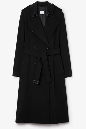 Burberry Trench long Kensington en cachemire mélangé, Size: 06