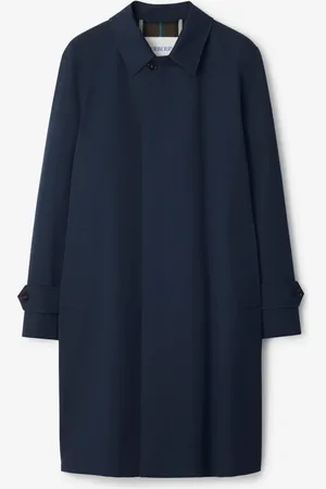 Burberry Paletot long en gabardine, Size: 54
