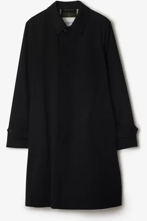 Burberry Paletot long en gabardine, Size: 50