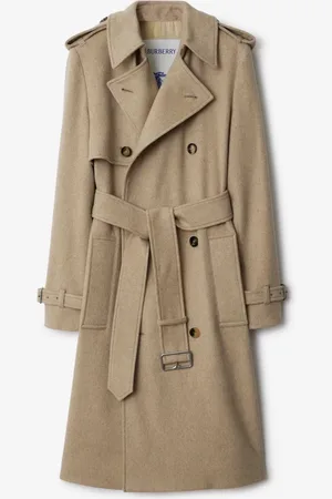 Burberry Trench long en cachemire, Size: 16