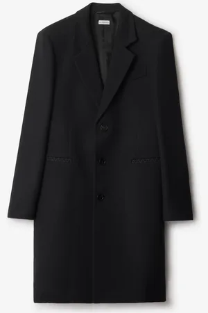 Burberry Manteau ajusté en laine, Size: 52