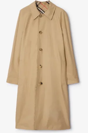 Burberry Paletot long réversible en gabardine, Size: 06