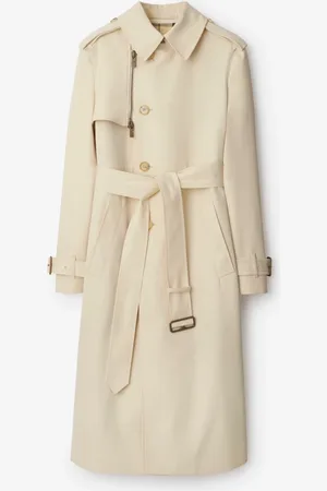 Burberry Trench long en coton mélangé, Size: 12