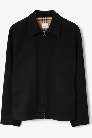 Burberry Veste Harrington en gabardine, Size: 52