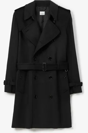 Burberry Trench mi-long Kensington en cachemire mélangé, Size: 52